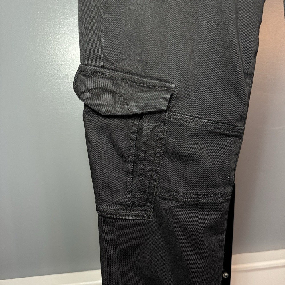 Vince Women's‎ Military Zipper Ankle Cargo Skinny Pants In Black Size 26 - Picture 4 of 16